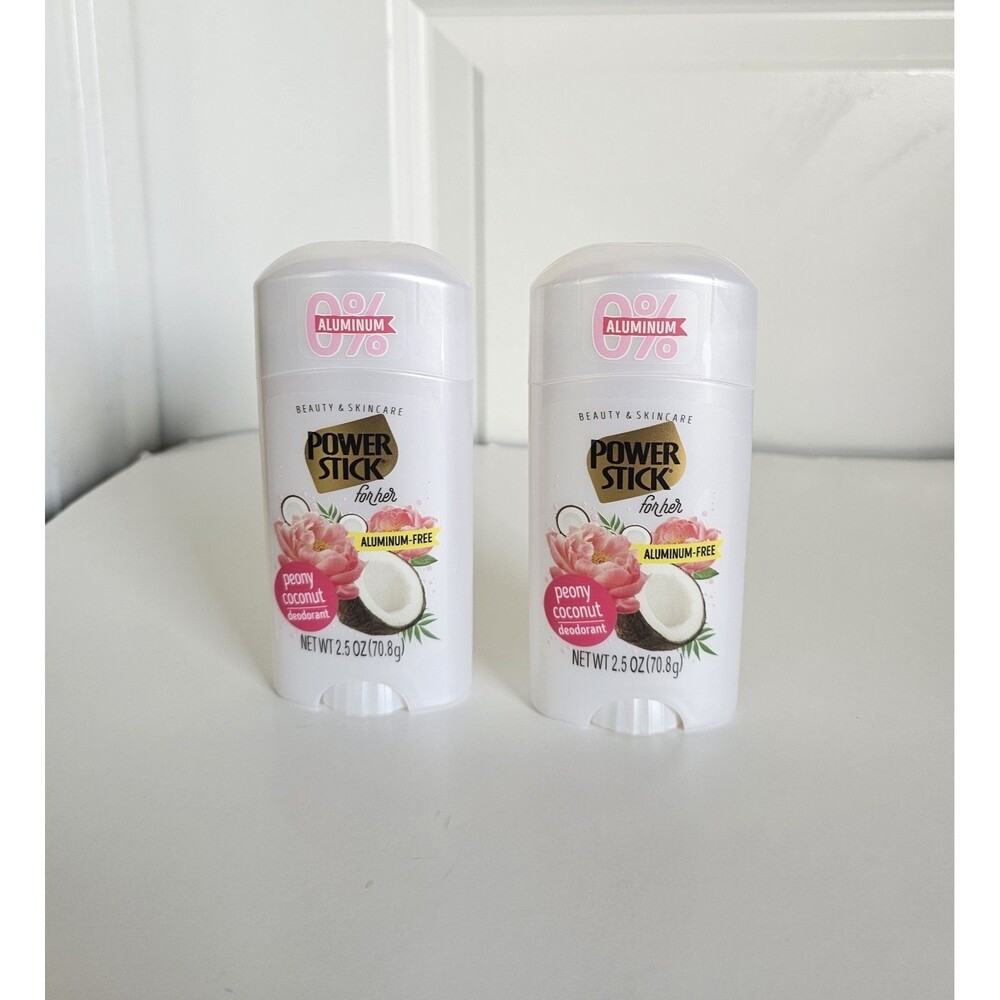 Power Stick Peony Coconut Deodorant  2.5 oz (2pk)